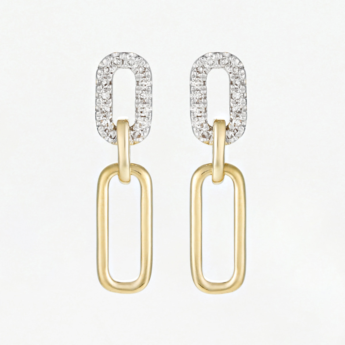 Boucles d'oreilles "La Câline" Or jaune et Diamant Boucles d'oreilles "La Câline" Or jaune et Diamant