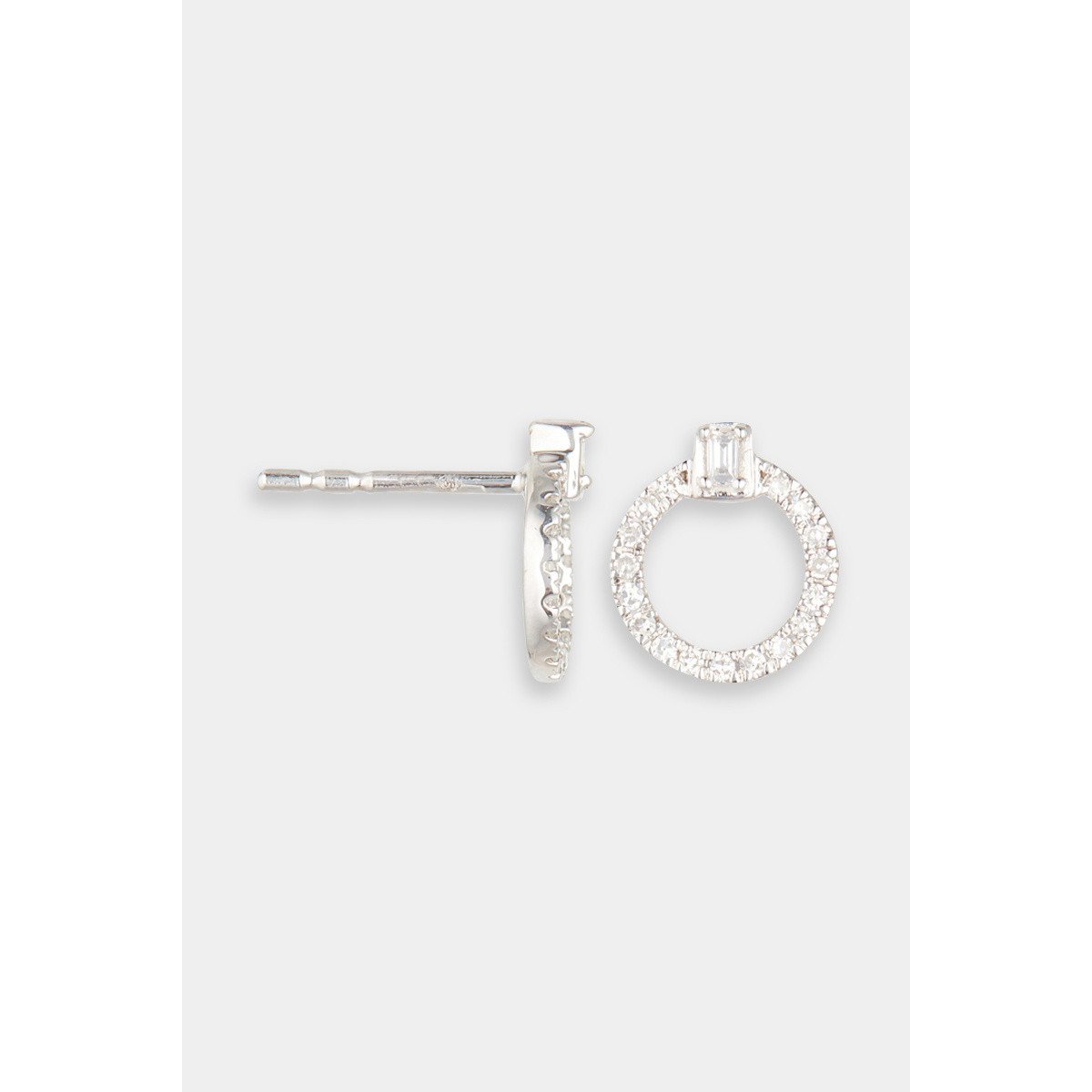 Boucles d'oreilles "La Coquine" Or blanc et Diamant Boucles d'oreilles "La Coquine" Or blanc et Diamant