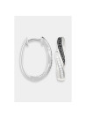 Boucles d'oreilles "La Loyale" Or blanc et Diamant