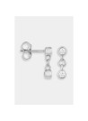 Boucles d'oreilles "La Versatile" Or blanc et Diamant