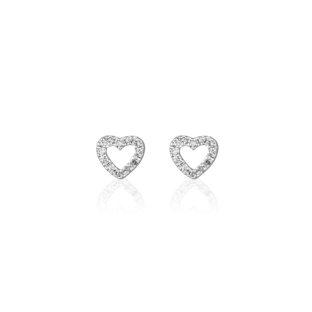 Boucles d'oreilles "Légère" Or blanc et Diamant Boucles d'oreilles "Légère" Or blanc et Diamant