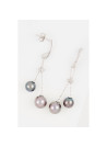 Boucles d'oreilles "L'Irrépressible" Or blanc