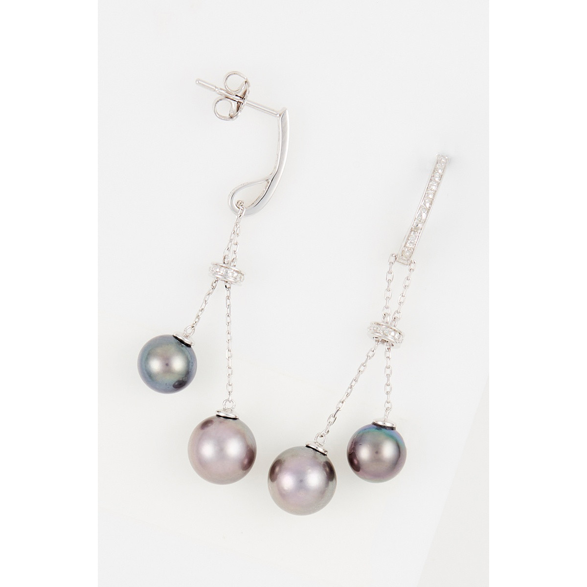 Boucles d'oreilles "L'Irrépressible" Or blanc Boucles d'oreilles "L'Irrépressible" Or blanc