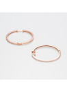 Boucles d'oreilles "Lumineuse" Or rose et Diamant
