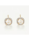 Boucles d'oreilles "Louable" Or jaune et Topaze