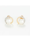 Boucles d'oreilles "Luminance" Or jaune et Perle