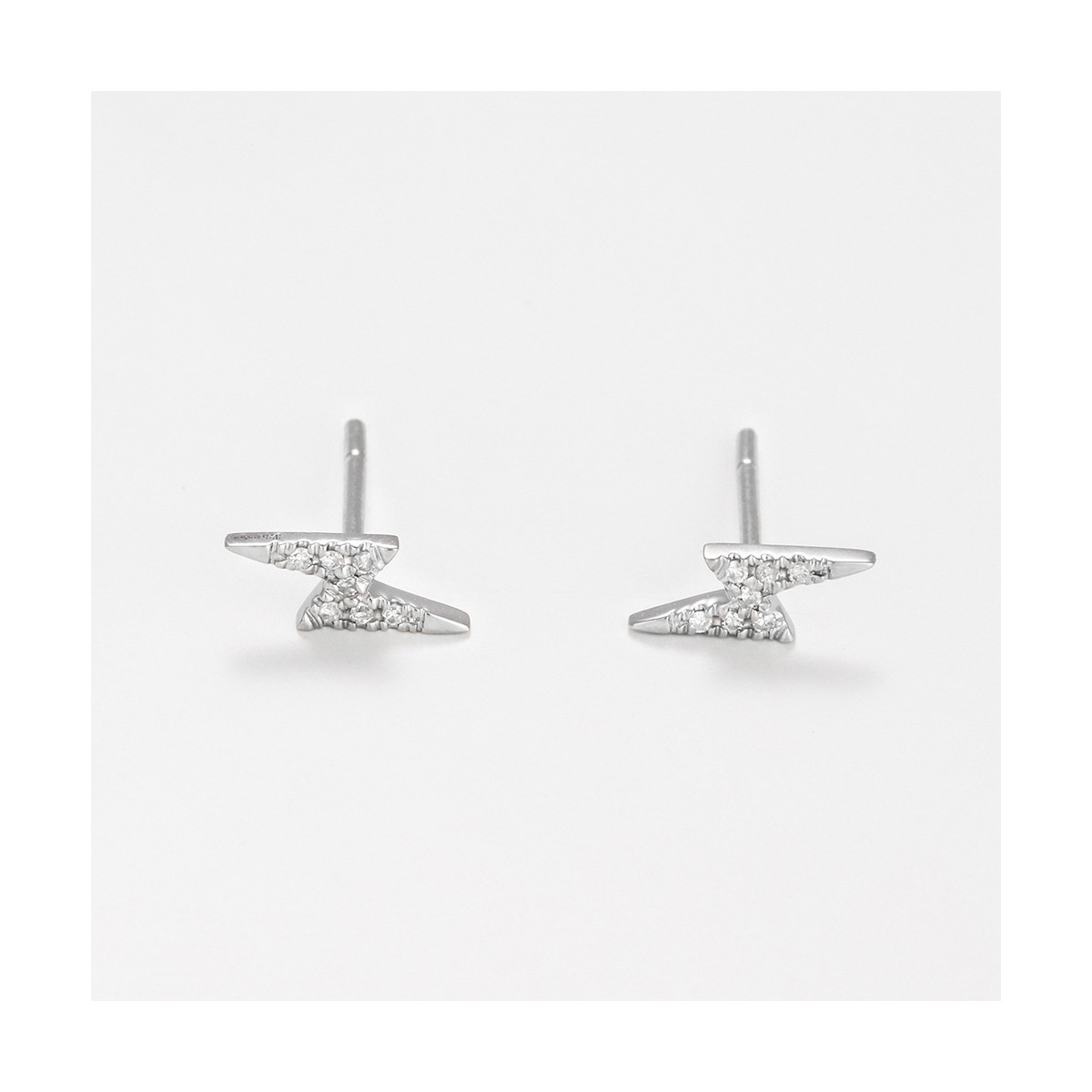 Boucles d'oreilles "Majestueuse" Or blanc et Diamant Boucles d'oreilles "Majestueuse" Or blanc et Diamant