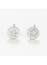 Boucles d'oreilles "Mélancolique" Or blanc et Diamant