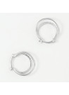 Boucles d'oreilles "Mirifique" Or blanc et Diamant