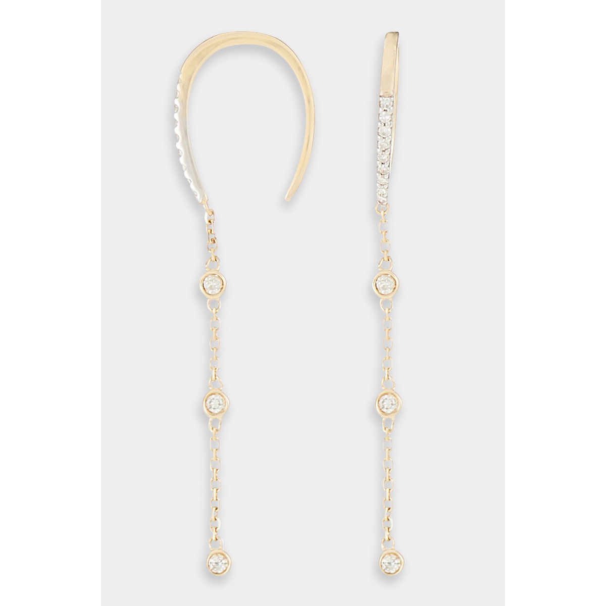 Boucles d'oreilles "Mon Aimable" Or jaune et Diamant Boucles d'oreilles "Mon Aimable" Or jaune et Diamant