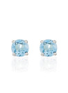 Boucles d'oreilles "Mon Amoureuse" Or blanc et Topaze