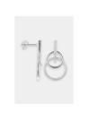 Boucles d'oreilles "Opulente" Or blanc et Diamant