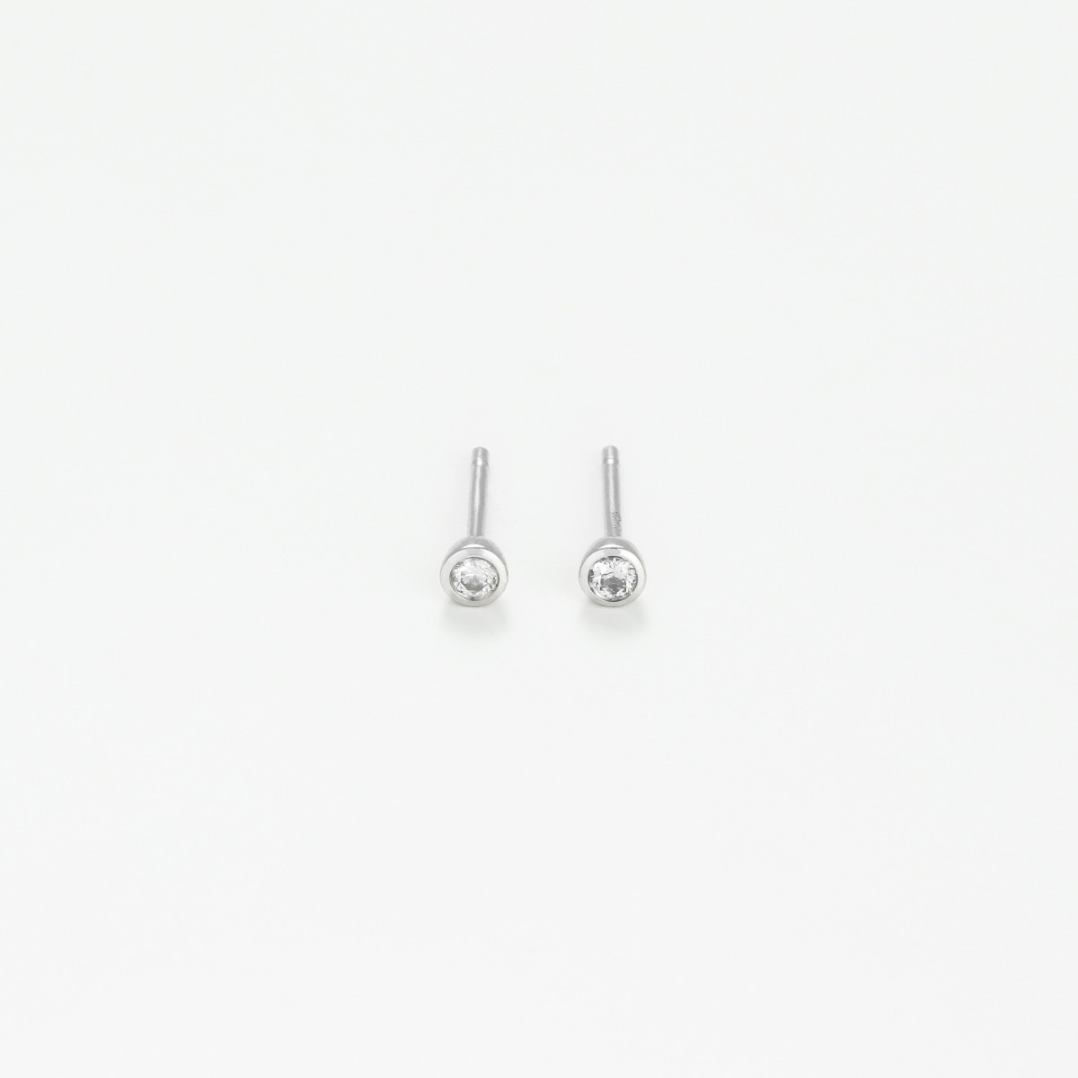 Boucles d'oreilles "Nymphe Lunaire" Or blanc et Diamant Boucles d'oreilles "Nymphe Lunaire" Or blanc et Diamant