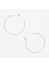 Boucles d'oreilles "Perspicace" Or blanc et Diamant