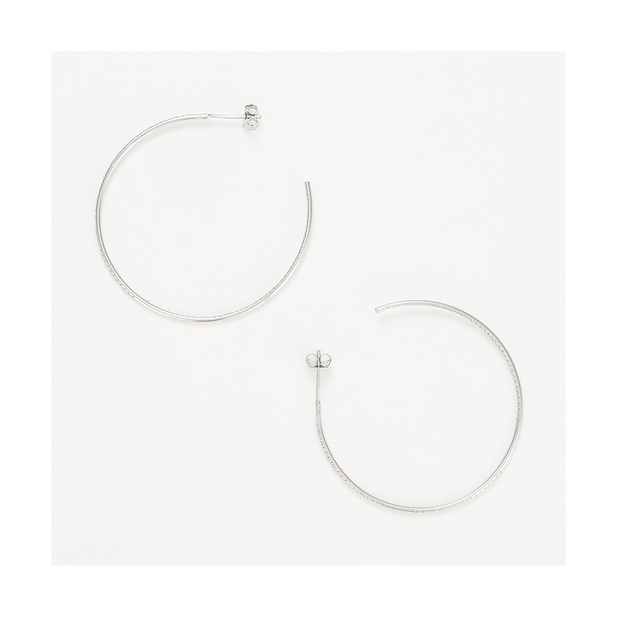 Boucles d'oreilles "Perspicace" Or blanc et Diamant Boucles d'oreilles "Perspicace" Or blanc et Diamant