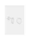 Boucles d'oreilles "Radieuse" Or blanc et Diamant