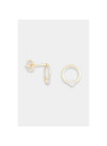 Boucles d'oreilles "Radieuse" Or jaune et Diamant