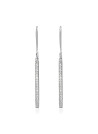 Boucles d'oreilles "Ravie" Or blanc et Diamant
