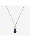 Pendentif "Douceur Divine" Or blanc et Saphir