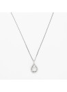 Pendentif "Douceur Gracieuse" Or blanc et Diamant
