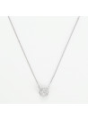 Pendentif "Douceur Enchantée" Or blanc et Diamant