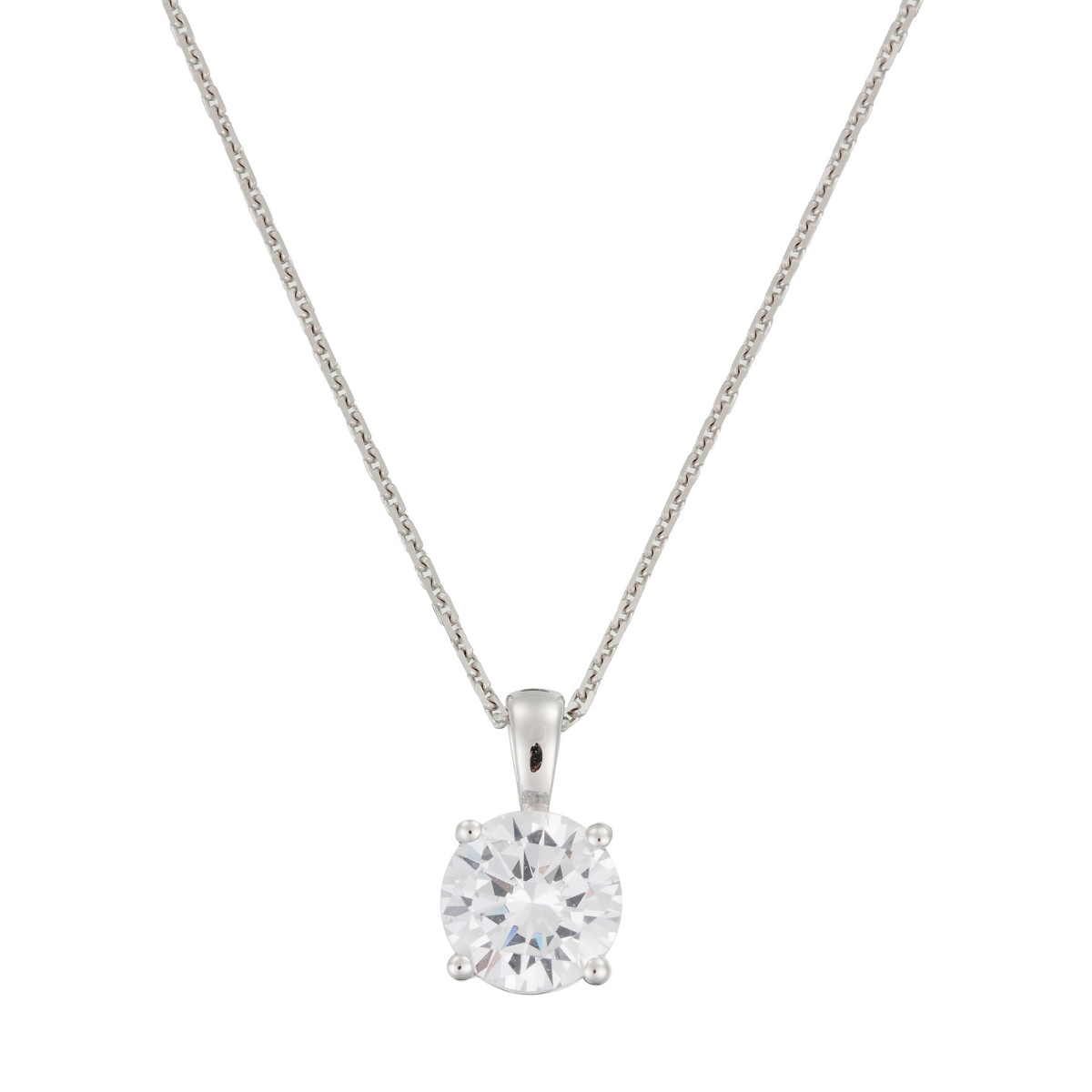 Pendentif "Attachement Sacré" Or blanc et Diamant Pendentif "Attachement Sacré" Or blanc et Diamant