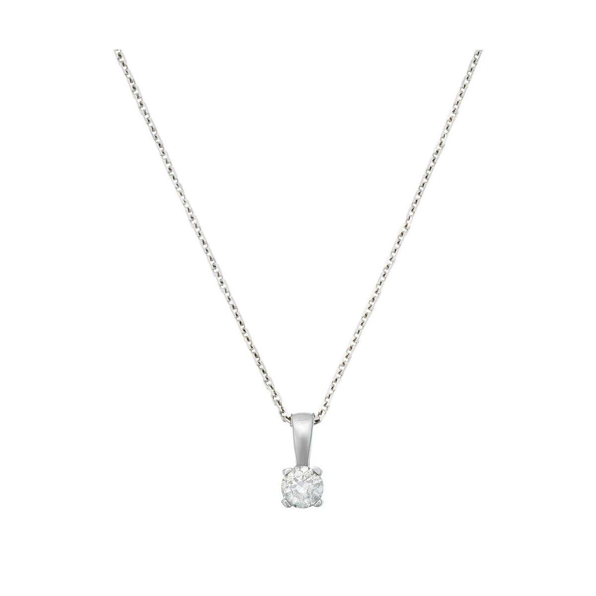 Pendentif "Divine Enchantée" Or blanc et Diamant Pendentif "Divine Enchantée" Or blanc et Diamant