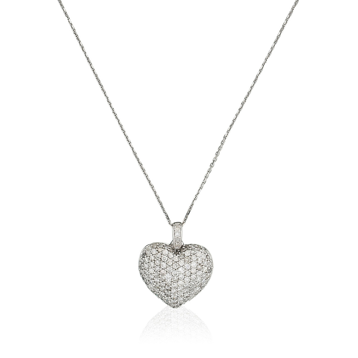Pendentif "Divine Sacrée" Or blanc et Diamant Pendentif "Divine Sacrée" Or blanc et Diamant