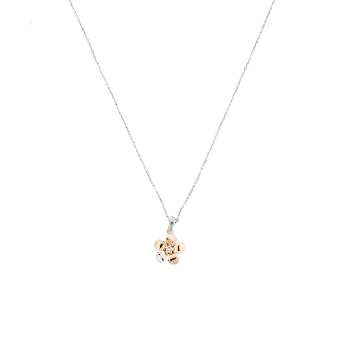 Pendentif "Inspirant" Or tricolore Pendentif "Inspirant" Or tricolore