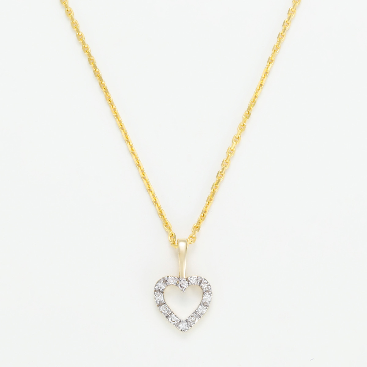 Pendentif "Mon Amoureux" Or jaune et Diamant Pendentif "Mon Amoureux" Or jaune et Diamant