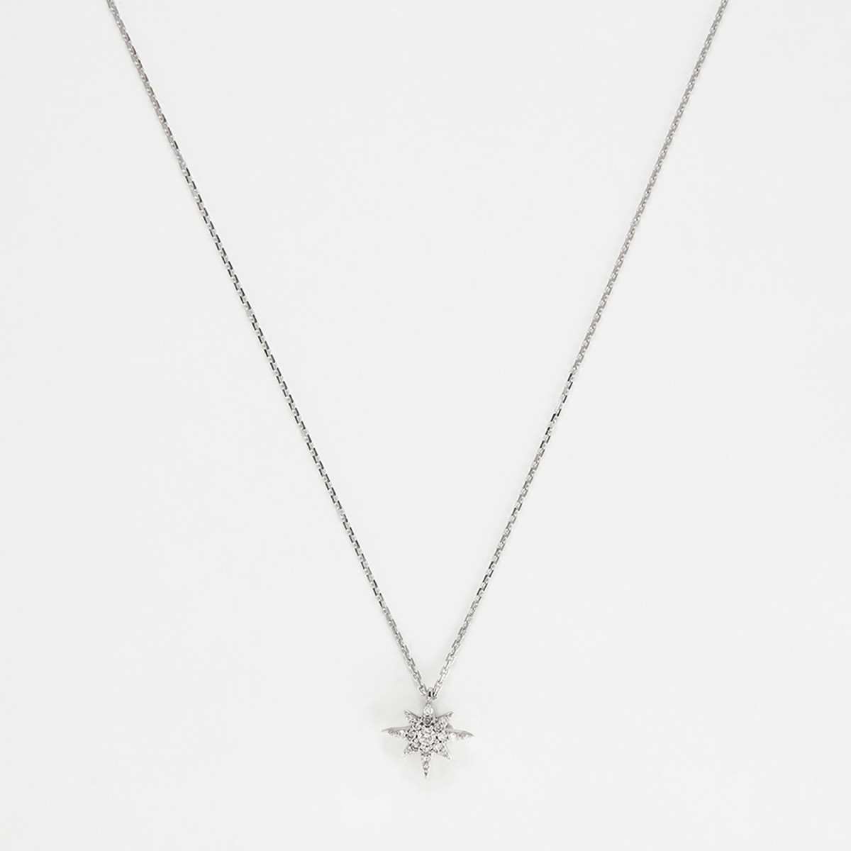 Pendentif "Paisible" Or blanc et Diamant Pendentif "Paisible" Or blanc et Diamant