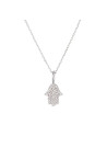 Pendentif "Préférée" Or blanc et Diamant