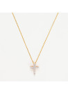 Pendentif "Précieuse" Or jaune et Diamant
