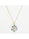 Pendentif "Lumineux" Or jaune et Email