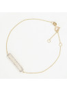 Bracelet "Adoration Radieuse" Or jaune et Diamant