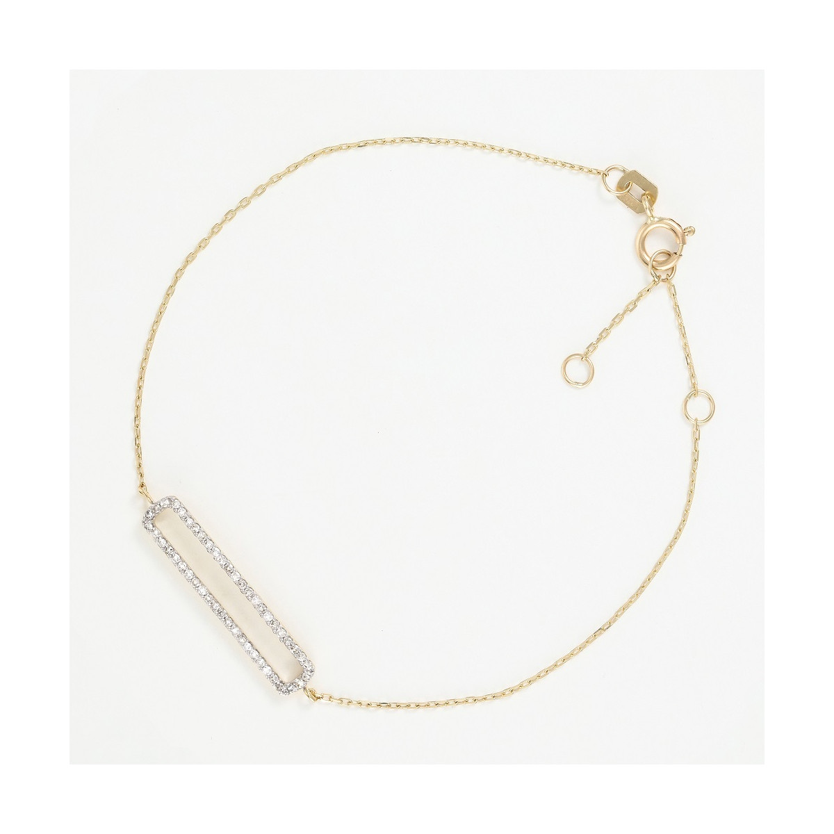Bracelet "Adoration Radieuse" Or jaune et Diamant Bracelet "Adoration Radieuse" Or jaune et Diamant