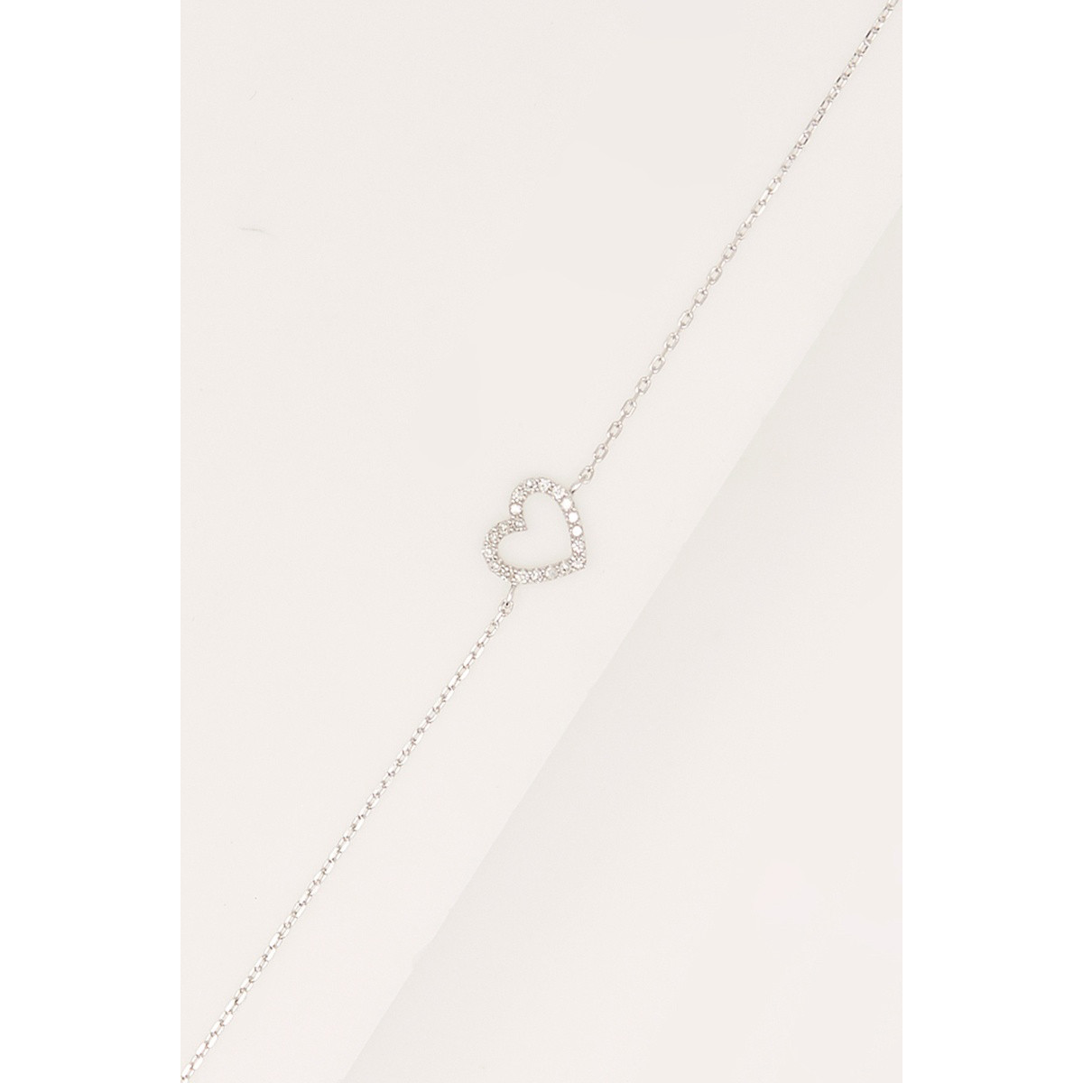 Bracelet "Mon Amoureux" Or blanc et Diamant Bracelet "Mon Amoureux" Or blanc et Diamant