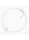 Bracelet "Affection Radieuse" Or blanc et Diamant