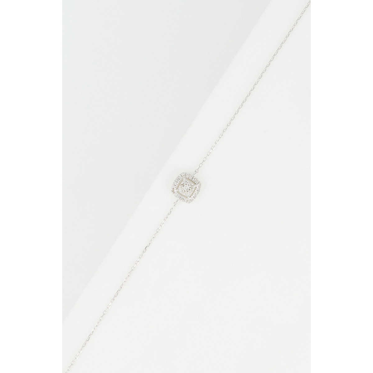Bracelet "Nymphe Éthérée" Or blanc et Diamant Bracelet "Nymphe Éthérée" Or blanc et Diamant