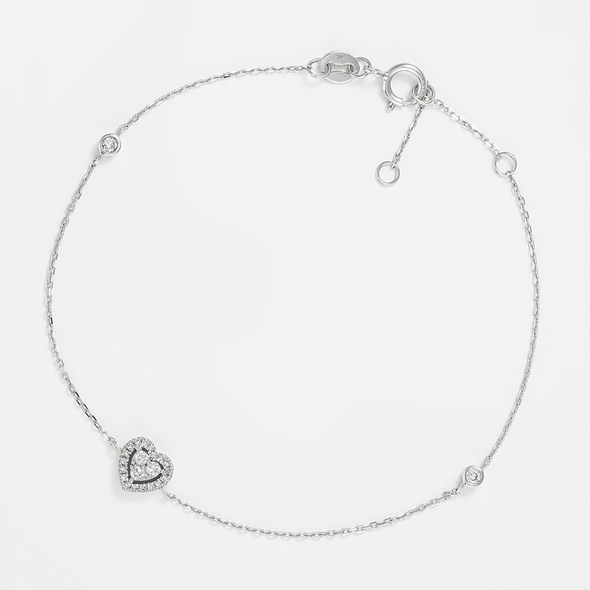 Bracelet "Nymphe Radieuse" Or blanc et Diamant Bracelet "Nymphe Radieuse" Or blanc et Diamant