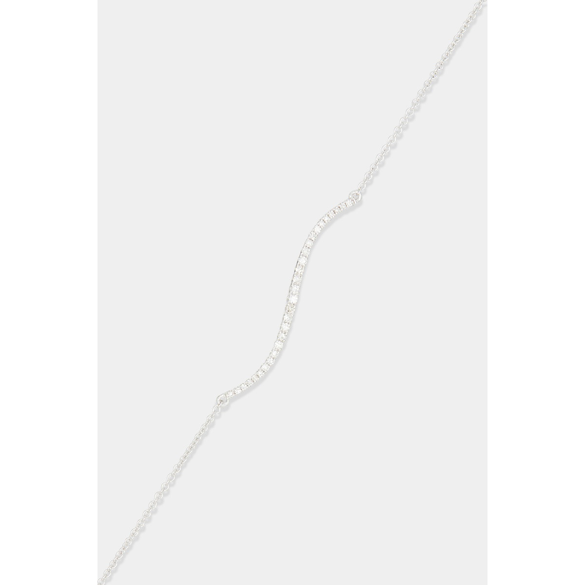 Bracelet "Réconfortante" Or blanc et Diamant Bracelet "Réconfortante" Or blanc et Diamant