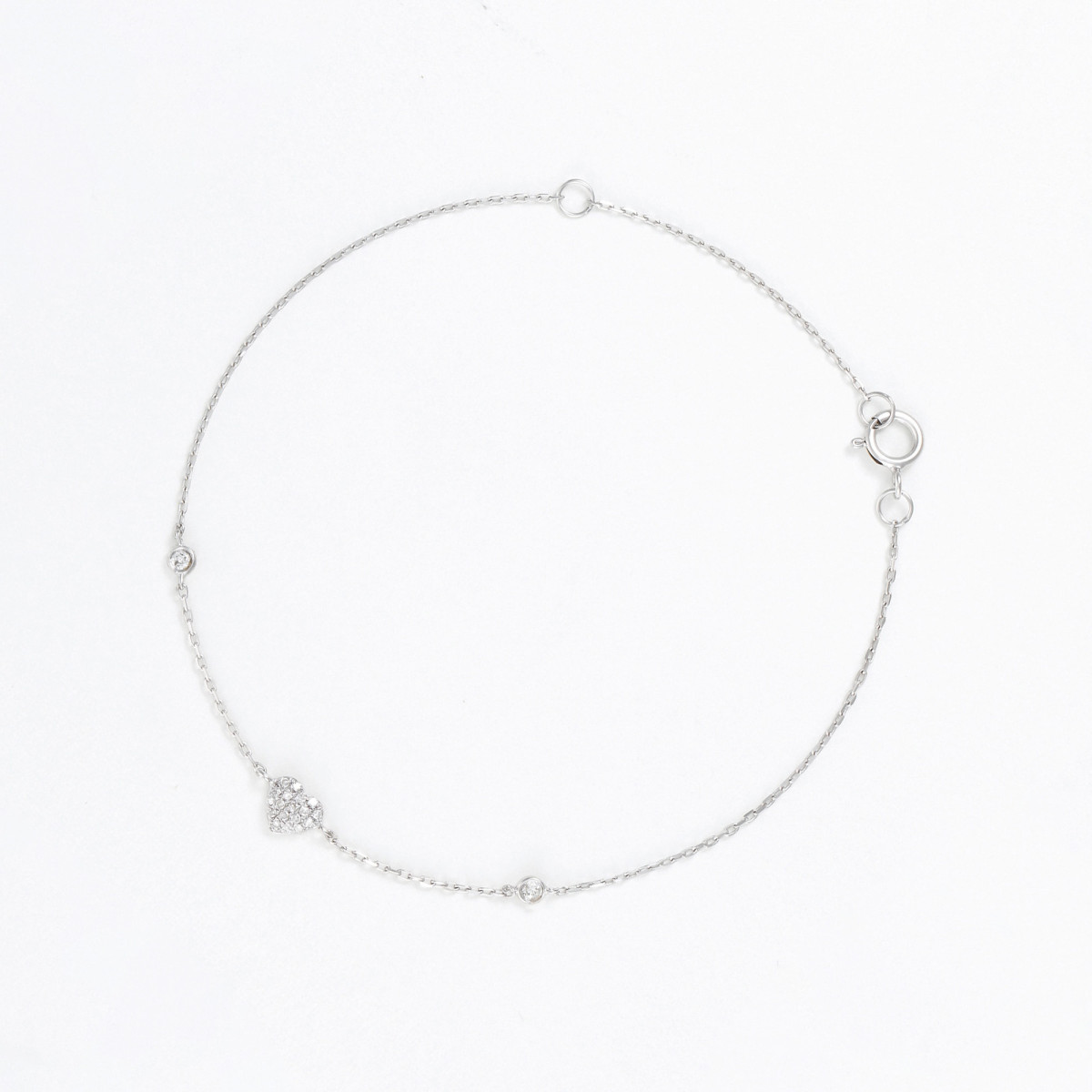 Bracelet "Rêveuse" Or blanc et Diamant Bracelet "Rêveuse" Or blanc et Diamant