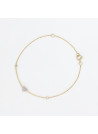Bracelet "Rêveuse" Or jaune et Diamant