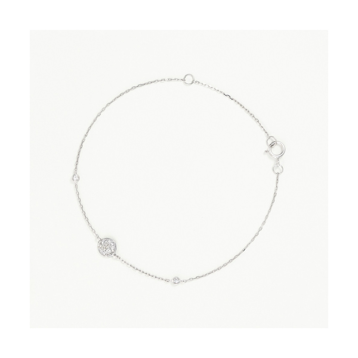 Bracelet "Resplendissante" Or blanc et Diamant Bracelet "Resplendissante" Or blanc et Diamant