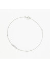 Bracelet "Riante" Or blanc et Diamant