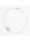 Bracelet "Sauveuse" Or blanc et Diamant
