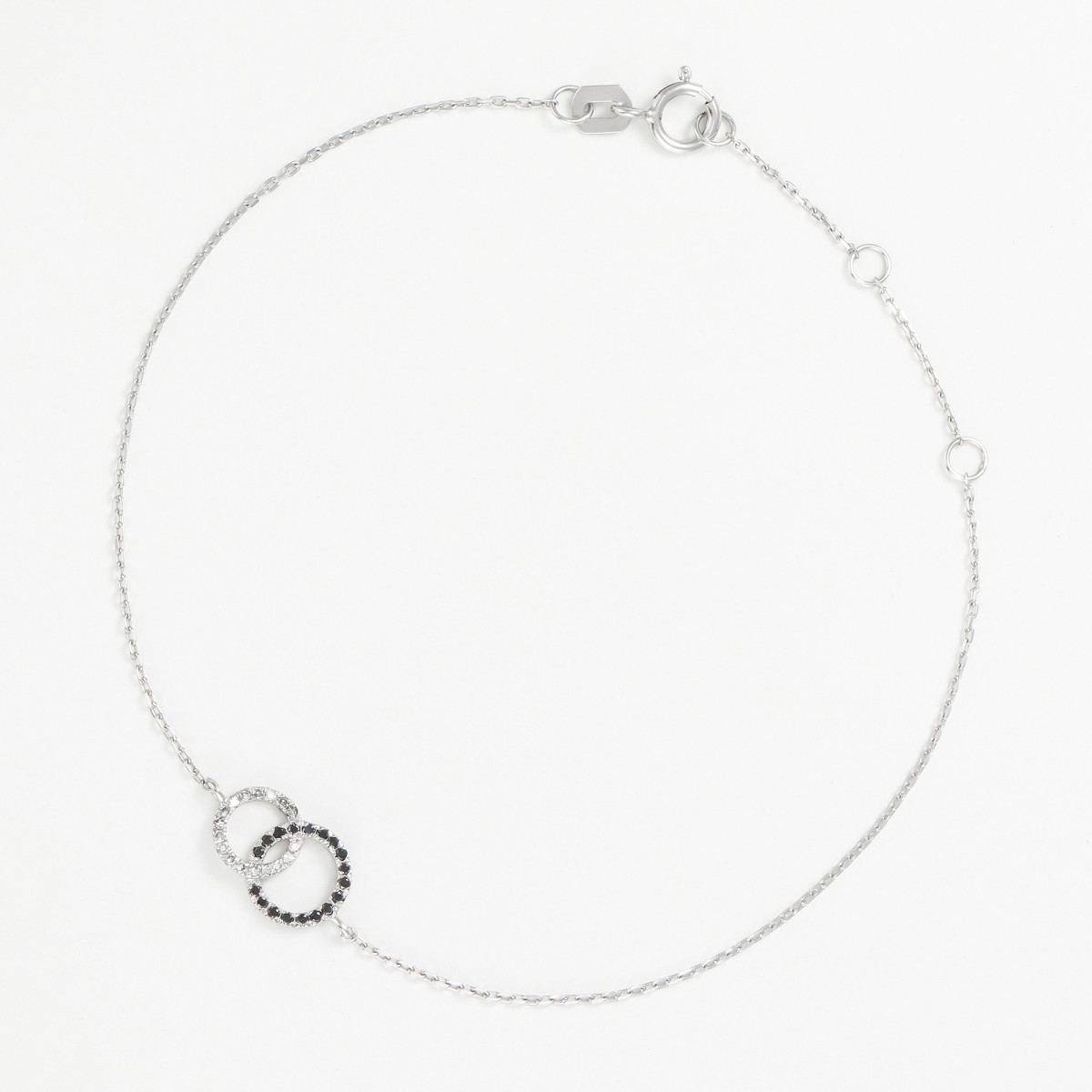 Bracelet "Sauveuse" Or blanc et Diamant Bracelet "Sauveuse" Or blanc et Diamant