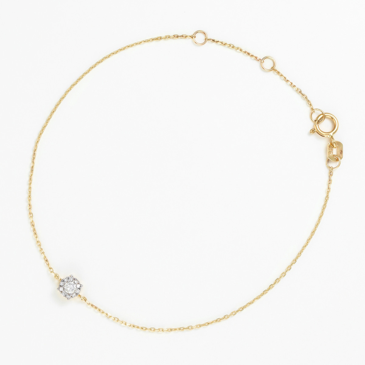 Bracelet "Scintillante" Or jaune et Diamant Bracelet "Scintillante" Or jaune et Diamant