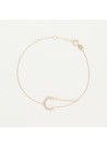 Bracelet "Sentiment Majestueux" Or jaune et Diamant
