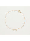 Bracelet "Sentiment Gracieux" Or jaune et Diamant